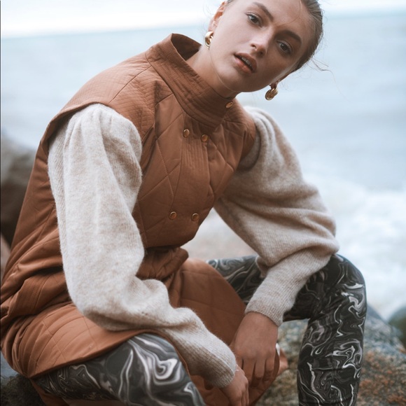 Ichi Ihannie Wa Vest Rust 34 - Picture 4 of 10